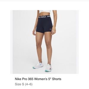 Nike Pro 5” Navy size S